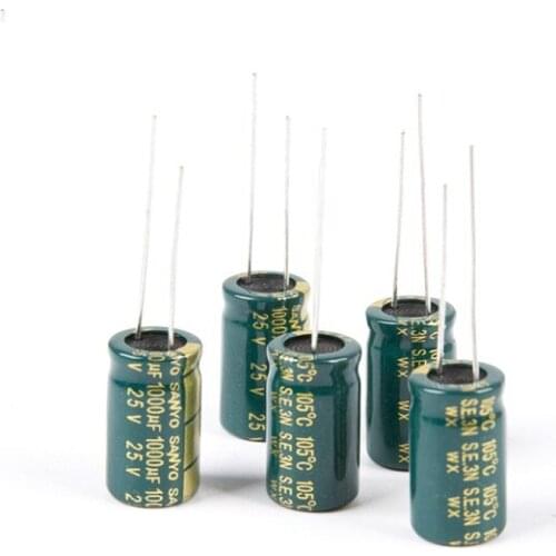 1000UF 25V FM Internal Resistance High Frequency Capacitor for RC FPV Racing Drone 30A 40A ESC F3 F4 F7 Flight Controller