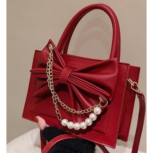 Yvie Saint Ferus Red Women's Bags