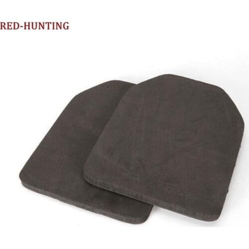 Airsoft Wargame Tactical Soldier Gear EVA Body Carrier JPC Vest SAPI Shock Plate Dummy Armor Ballistic Model Kit Black 2 PCS