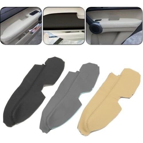 2PCS Left Right Front Door Panels Armrest Covers Pads For Honda CRV 2007 2008 2009 2010 2011