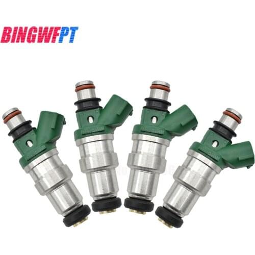4PCS New Fuel Injector OEM 23209-11110 23250-11110 For Toyota Tercel 1.5 Paseo 1995-1999 2320911110 2325011110 Nozzle