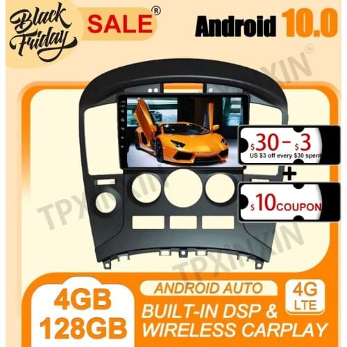 Android 10.0 Carplay 4G+128G PX6 For Hyundai H1 2016-2018 Multimedia Player Auto Radio Tape Recorder GPS Navigation Head Unit