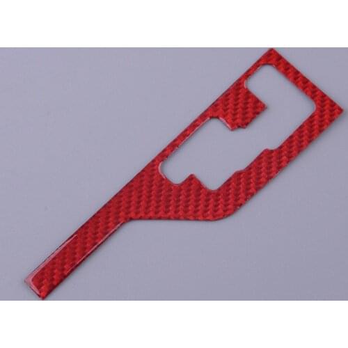 Car Red Center Console Gear Shift Indicator Cover Trim Sticker Carbon Fiber Fit For Toyota Tacoma 2016 2017 2018 2019 2020 LHD