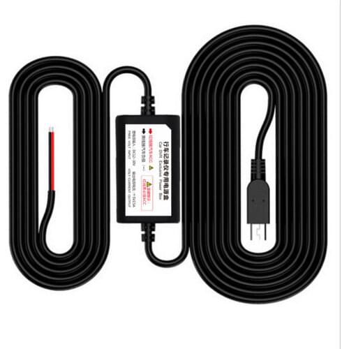 3.2M Car Dash Cam Wire DVR Hardwire Cable Kit Video Recorder DC 12/24V To 5V 2A Mini Micro USB Charger Line Auto Dashcam Camera