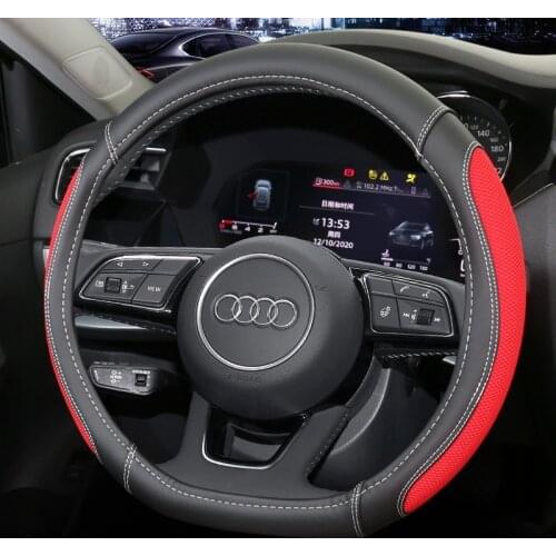 Steering Wheel Cover 15 Inches 37\38cm All Series Suitable for Audi A4L Q5l / Q7 / A5 / A8 / A7 / A3 / Q3 Car Accessories