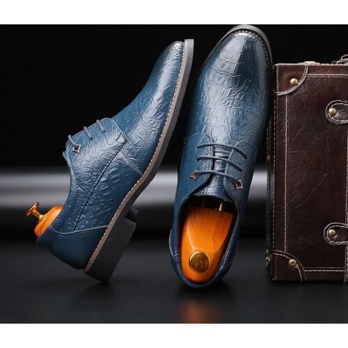 Mens Formal Shoes Genuine Leather Office Shoes Men Crocodile Elegant Shoes For Men Zapatos Oxford Hombre Sapato Social Masculino