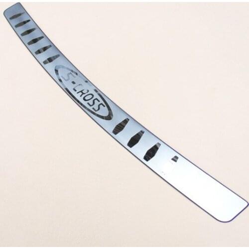 For Suzuki 2014 2015 S-Cross Stainless Steel Rear Bumper Trunk Threshold Door Sill Protector Cover Trim Car-Styling Accessories