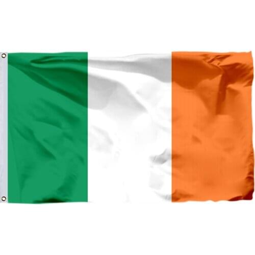 Ireland 90x150cm Flag 3x5FT 100D Polyester Large Big Irish Irishman Flags And Banners National Flag Country Banners