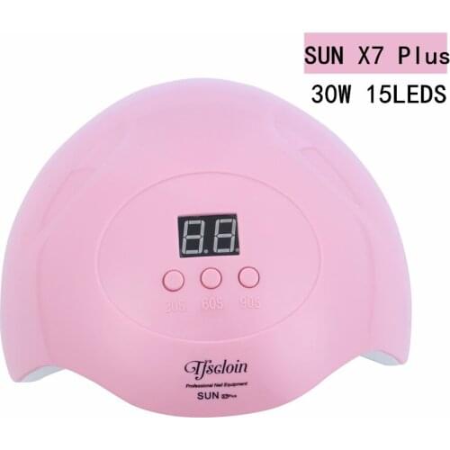 30W SUNX 7Plus Nail Dryer Professional UV LED Nail Lamp Gel Polish Curing Lamp with LCD Display Lamp for Nail Dryer
