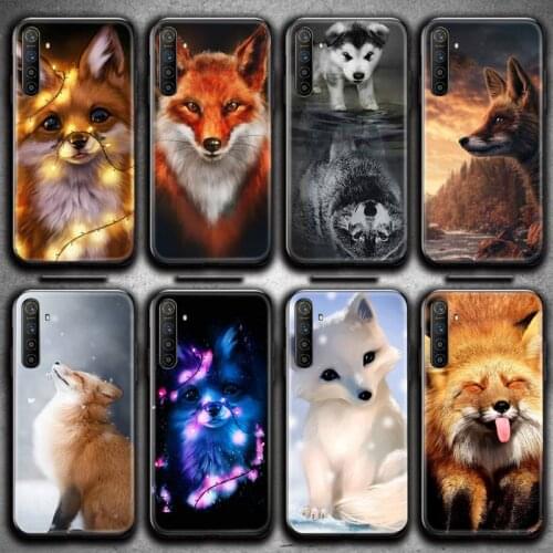 Cute Animal Fox Phone Case For OPPO Realme 6 Pro C3 5 Pro C2 RENO2-Z A11X XT