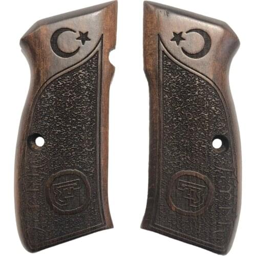 CZ75 the Moon the stars Model Turkish Written Special Series Laser Cutting Wooden Grip Mod35