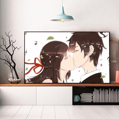 Paint by number art painting by numbers Hand-painted Anime your name living room corridor decorative painting
