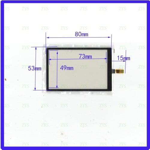 3.5inch TOUCH Screen panels 80mm*52mm SFPC 276T GPS 80*52 Freeshipping used GPS CAR this is compatible touch sensor glass