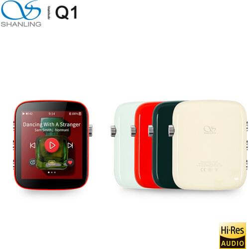 Shanling Q1 ES9218P DAC/AMP Two-way Bluetooth Portable HiFi Audio Music Player MP3 support DSD128 PCM32bit/384kHz LDAC/aptX