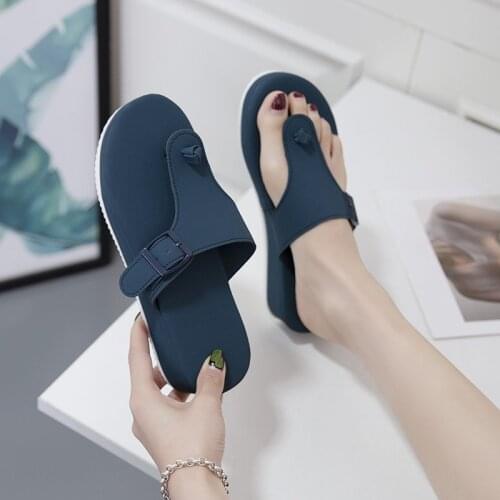 Flip-flops Platform Wedge Sandals Womens Slippers Summer Casual Shoes for Woman Slip on Fashion Female Shoes Comfort Slides New
