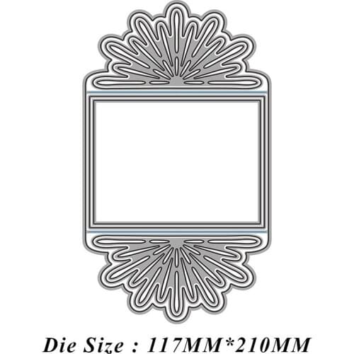 Loose-leaf Greeting Card Frame Metal Cutting Dies Scrapbook Paper Craft Knife Mould Stencils 2021 New Making Die Cuts
