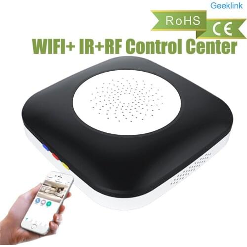 Geeklink Mini Thinker Smart Home Universal Remote Controller, WIFI+ IR+RF Control Center Compatible with Alexa for smart home