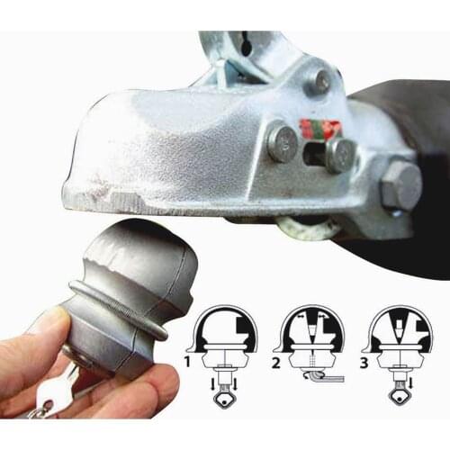 Universal Hitchlock Trailer Hitch Coupling Lock Caeavan Lock Lock Hitch Caravan Lock 50mm Trailer lock