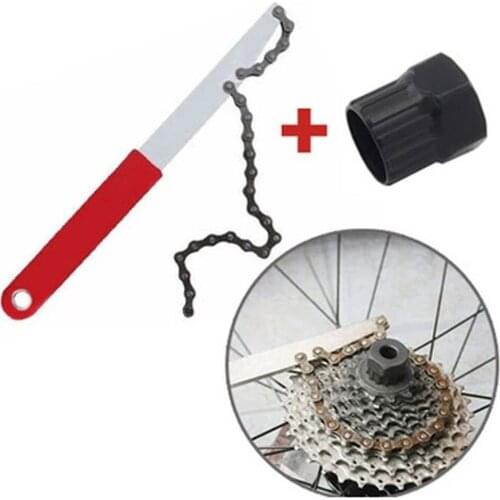 Bicycle Flywheel Repair Tool Kits MTB Road Bikes Chain Cutter Bracket Flywheel Remover Crank Puller Wrench Maintenance Tools