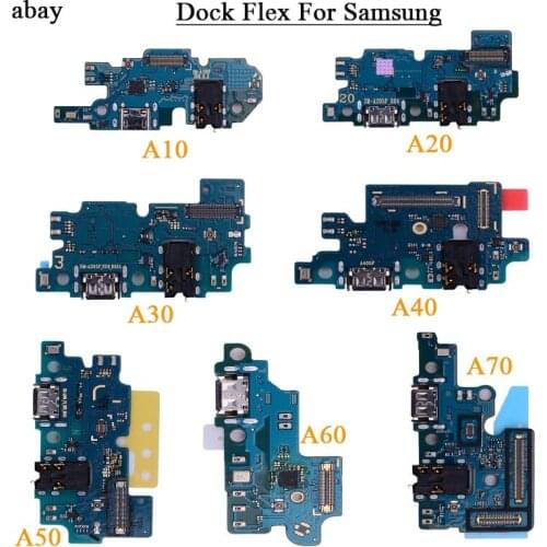 High Quality OEM USB Charging Dock Port Connector Flex with IC For Samsung A10 A20 A30 A40 A50 A60 A70 M10 M20 M30 M40 Repair