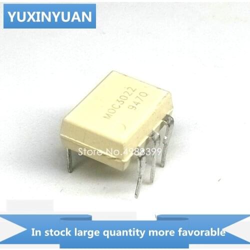 YUXINYUAN 10PCS/LOT MOC 3022 MOC3022 OC3022 C3022 DIP6 in stock in stock