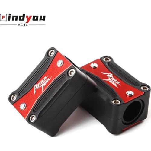 For HONDA Africa Twin CRF1100/L CRF1000/L 1990-2020 Motorcycle Engine Crash Bar Protection Bumper Decorative Guard Block Red