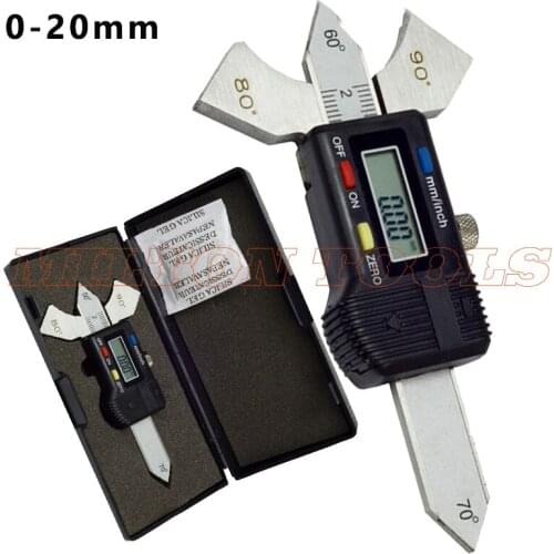 0-20mm stainless steel Digital Welding Seam measure digital weld gauge weld inspection ruler