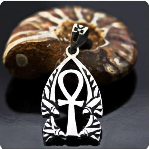 10pcs Egyptian Jewelry Lotus Flower ANKH Amulet necklace Pendant