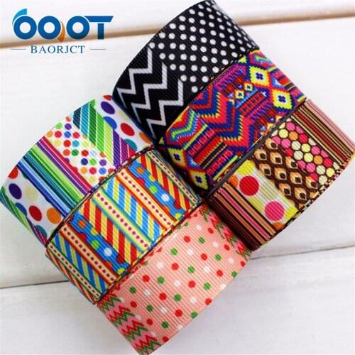 1741426,OOT BAORJCT 22mm 10yard/lot streak Ribbons Thermal transfer Printed grosgrain Wedding Accessories DIY handmade material