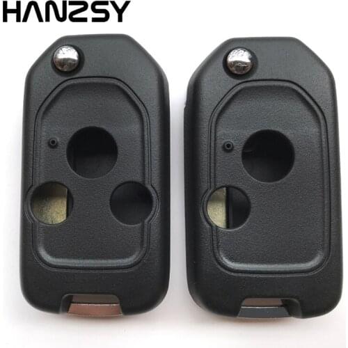 2/3 Button Modified Flip Folding key Fob Case For Honda CIVIC Odyssey Accord CRV Pilot CITY Jazz FR-V Car Remote Key shell Cover