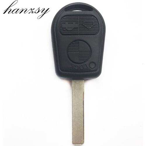 3 Button Car Remote Key Fob For BMW E31 E32 E34 E36 E38 E39 E46 Z3 Replacement Auto key shell Case Cover Uncut Blade