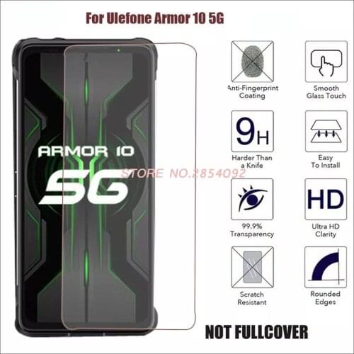 5PCS Glass For Ulefone Armor 10 Armor 8 Cover Smartphone Screen Protector Film For Armor 5 6S 7 Explosion-proof Tempered Glass