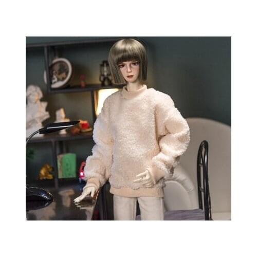 BJD doll clothes suitable for 1-3 1-4 uncle size plush sweater multicolor doll accessories