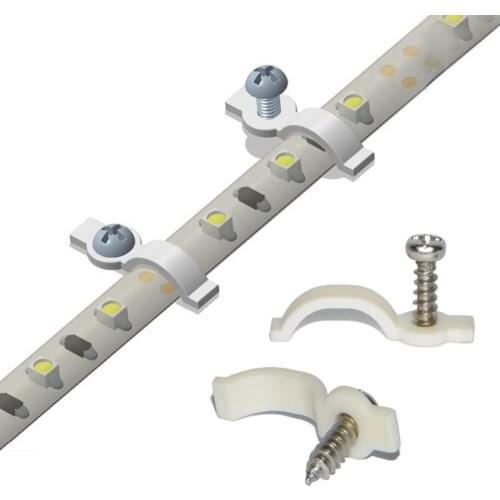 Strip Light Connector holder Wire clips use for 10MM strip light Non Waterproof / Waterproof 1000pcs