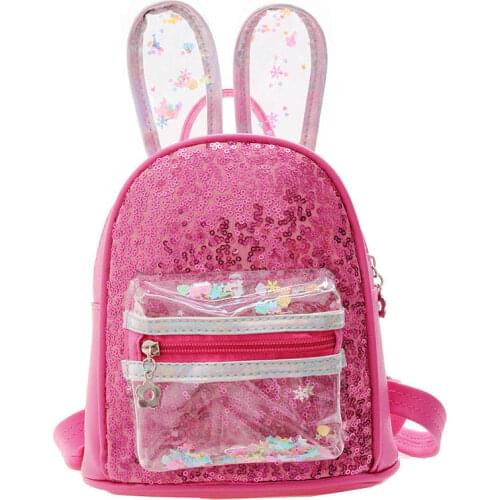 Sequins Design PU Children School Bags Girls Mini Backpacks Cartoon Children Backpacks Kindergarten Schoolbag Baby Kids Backpack