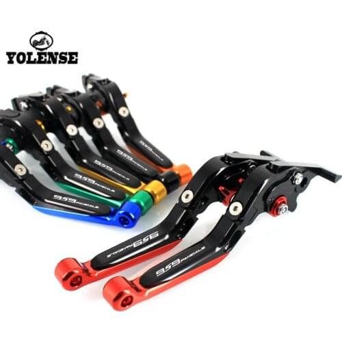 For DUCATI 959 Panigale 2016-2017 Motorcycle Accessories Folding Extendable Brake Clutch Levers LOGO 959 Panigale