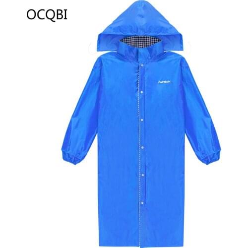 England Style Raincoat Women and Men Adult Outdoor Riding Waterproof Rain Poncho Rain Jacket Girls Rain Suit Rainwear