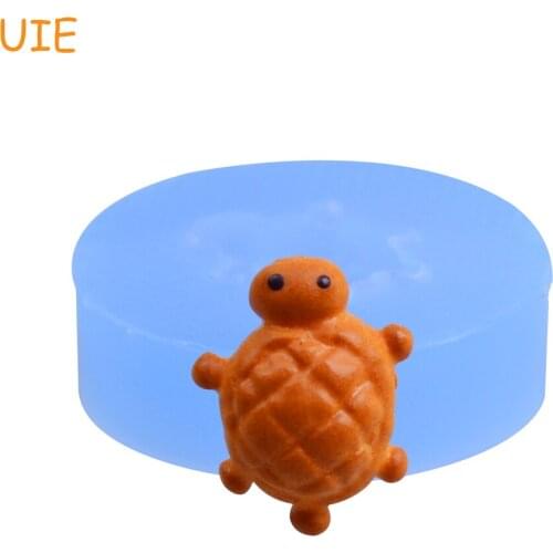 DYL292U 17mm Turtle Silicone Mold - Tortoise Animal Mold Sugarcraft Cookie Biscuit, Chocolate, Resin, Fondant, Polymer Clay Mold