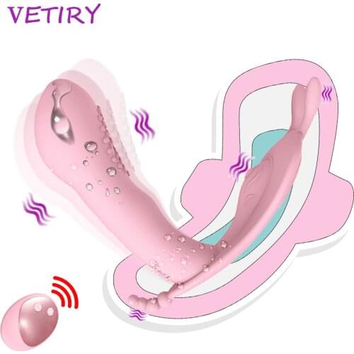 Wear Dildo Butterfly Vibrator G Spot Clit Stimulate Vibrating Egg Remote Control Panties Vibrators Sex Toys for Woman Orgasm
