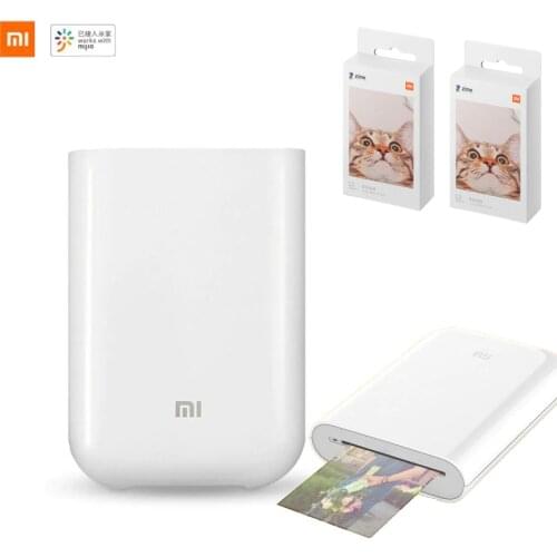 Xiaomi Mijia AR Printer 300dpi Portable Photo Mini Pocket With DIY Share 500mAh Picture Pocket Printer Work With Mijia APP