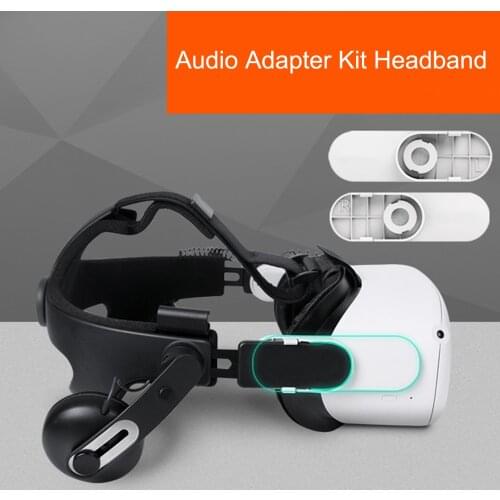Audio Adapter Kit Headband For HTC VIVE Smart Connector For Oculus Quest 2 Head Band Headset Adapter Durable VR Accessories
