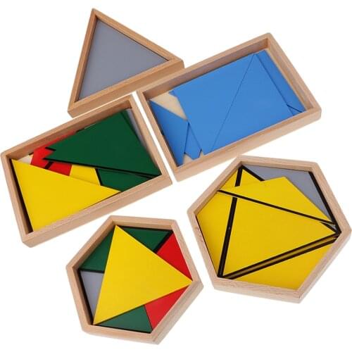 Constructive Triangles Triangle Matching Toy Infant Kids Early Learning Toy