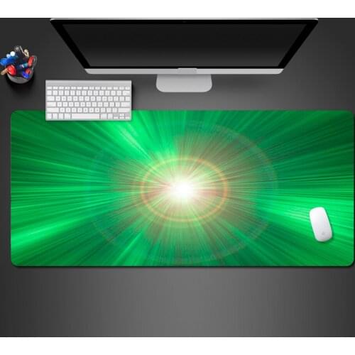 Beautiful Green Star Mouse Pad High Quality Professional Computer Game Players Big Play Pad Home Computer Keyboard Desk Mat