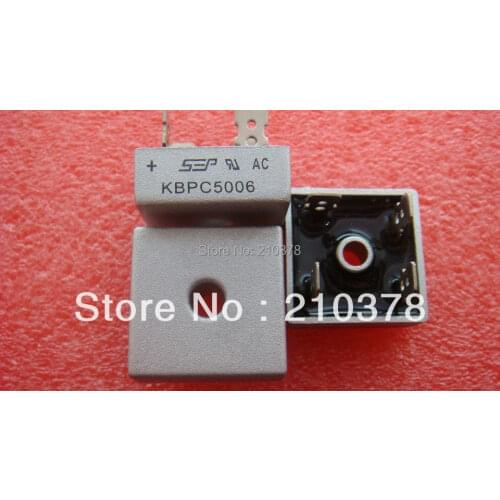 5PCS KBPC5006 BRIDGE DIODE 50A 600V KBPC