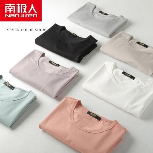 Мужские однотонные футболки NanJiRen China At AliExpress