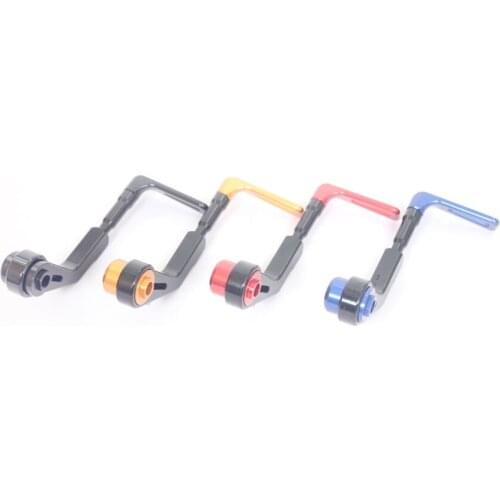 NEW 2017 Red Clutch Brake Lever Guard Bar End Protector For Kawasaki And All Motorcycle 7/8" Model Universal