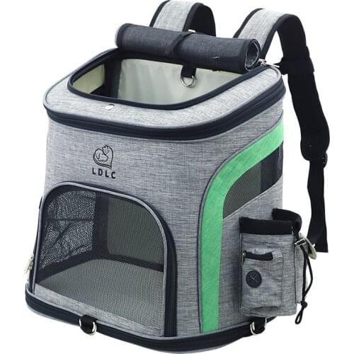 Portable Pet Backpack Pouple Dog Cat Outdoor Travel Pet Carrier Novelty Mesh Large Capacity Cat Carrying Bag