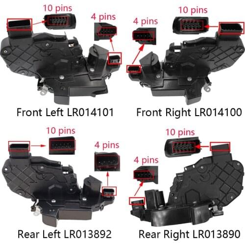 Door Lock Actuator Front Rear Left Right For LAND ROVER RANGE ROVER SPORT EVOQUE DISCOVERY 4 2010- LR013890 LR013892 LR014100