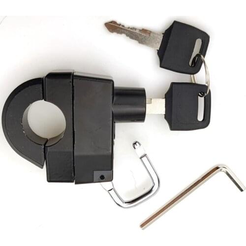 25mm Handlebar Universal Helmet Lock For YAMAHA Star Bolt Raider XVZ XVS 1300 1100 950 650 400 Drag Star V-Star XV1600