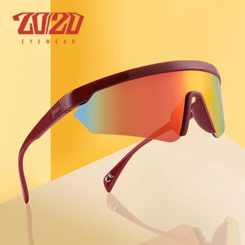 20/20 Fashion Sun Glasses Outdoor Sports Sunglasses Men Women Glasses Goggles Eyewear Rainbow Lens UV400 Car Sun Glasses PL420